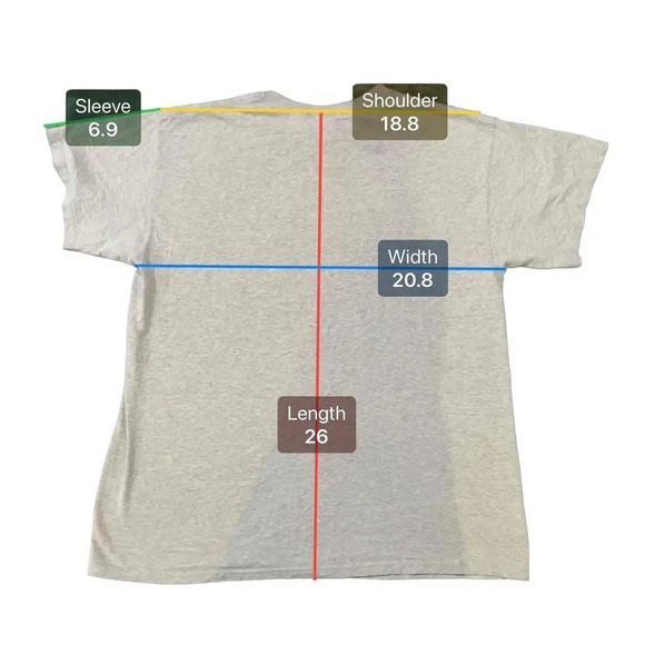 Men's Thrasher Graphic Logo Crew Neck‎ T-Shirt Size Large - Picture 5 of 5